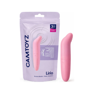 Bala vibradora Lirio CamToyz rosado - vista del producto