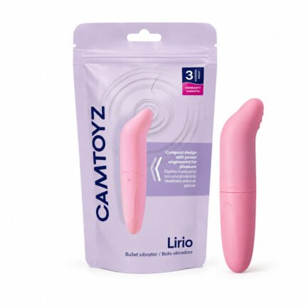 Bala vibradora Lirio CamToyz rosado - vista del producto