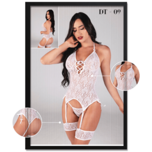 Body Encaje con Ligas Dulce Tentacion