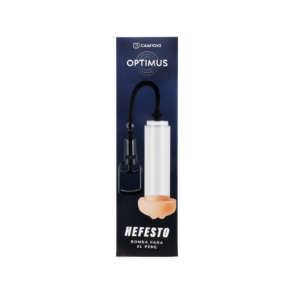 bomba para el pene Hefesto 27.5 cm transparente