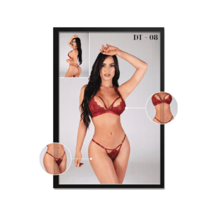 Conjunto Encaje Sencillo Dulce Tentacion