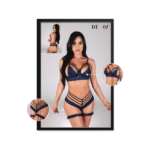Conjunto Encaje con Ligas Dulce Tentacion