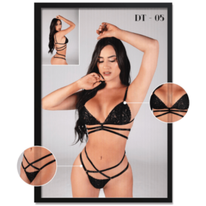 Conjunto Sensual Sencillo Dulce Tentacion