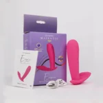 Vibrador femenino Eusin con penetrador interno y silicona extra suave