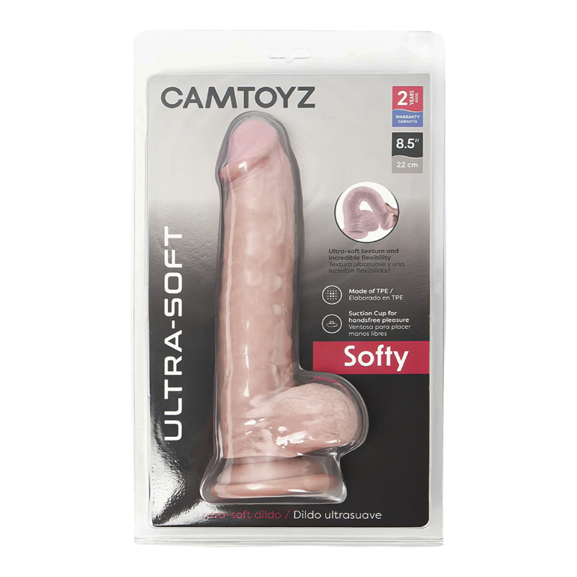 dildo-consolador-realista-softy-camtoyz.jpg Dildo realista flexible con ventosa Softy CamToyz