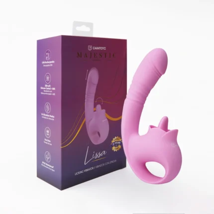 Estimulador con lengua Lissa Camtoyz con doble estimulación clitorial