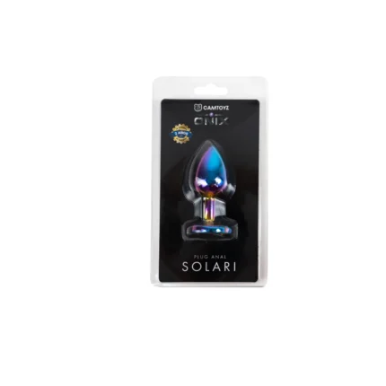 acabado tornasol brillante del plug anal Solari CamToyz