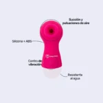 succionador femenino compacto silicona suave