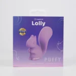 Caja del Vibrador Puffy CamToyz mostrando su diseño y presentación original.