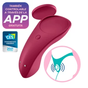 Satisfyer Vibrador Sexy Secret Vinotinto