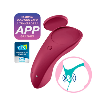 Satisfyer Vibrador Sexy Secret Vinotinto