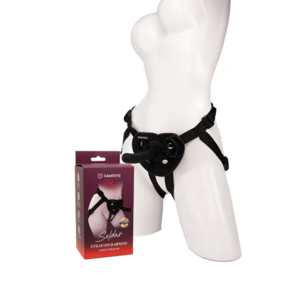 arnés strap on Seldar Camtoyz con dildo de silicona 12.5 cm