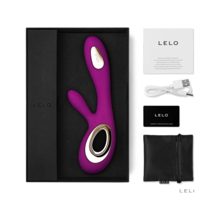 vibrador rabbit Soraya Wave Lelo con doble estimulación punto G y clítoris