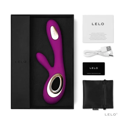 vibrador rabbit Soraya Wave Lelo con doble estimulación punto G y clítoris