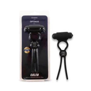 anillo para el pene Caleb Camtoyz silicona negra