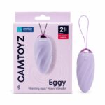 Huevo vibrador con app control remoto Camtoyz Eggy recargable USB
