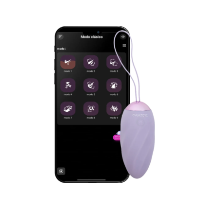 Huevo vibrador recargable Camtoyz Eggy con 7 modos de vibración