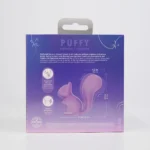 Medidas del Vibrador Puffy CamToyz: largo 6 cm, ancho 8 cm, ancho vibrador 3,2 cm.