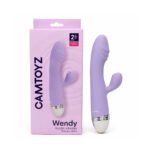 Vibrador doble Wendy morado - empaque del producto