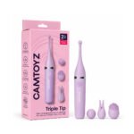 Vibrador Triple Tip CamToyz - empaque del producto