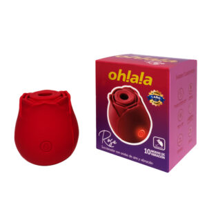 vibrador y succionador ohlala rose 1
